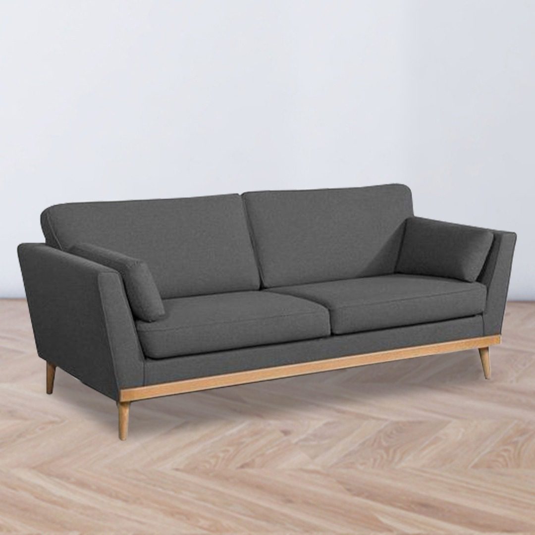 Black 2 Seater Sofa