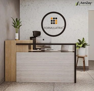 Wooden Reception Desk